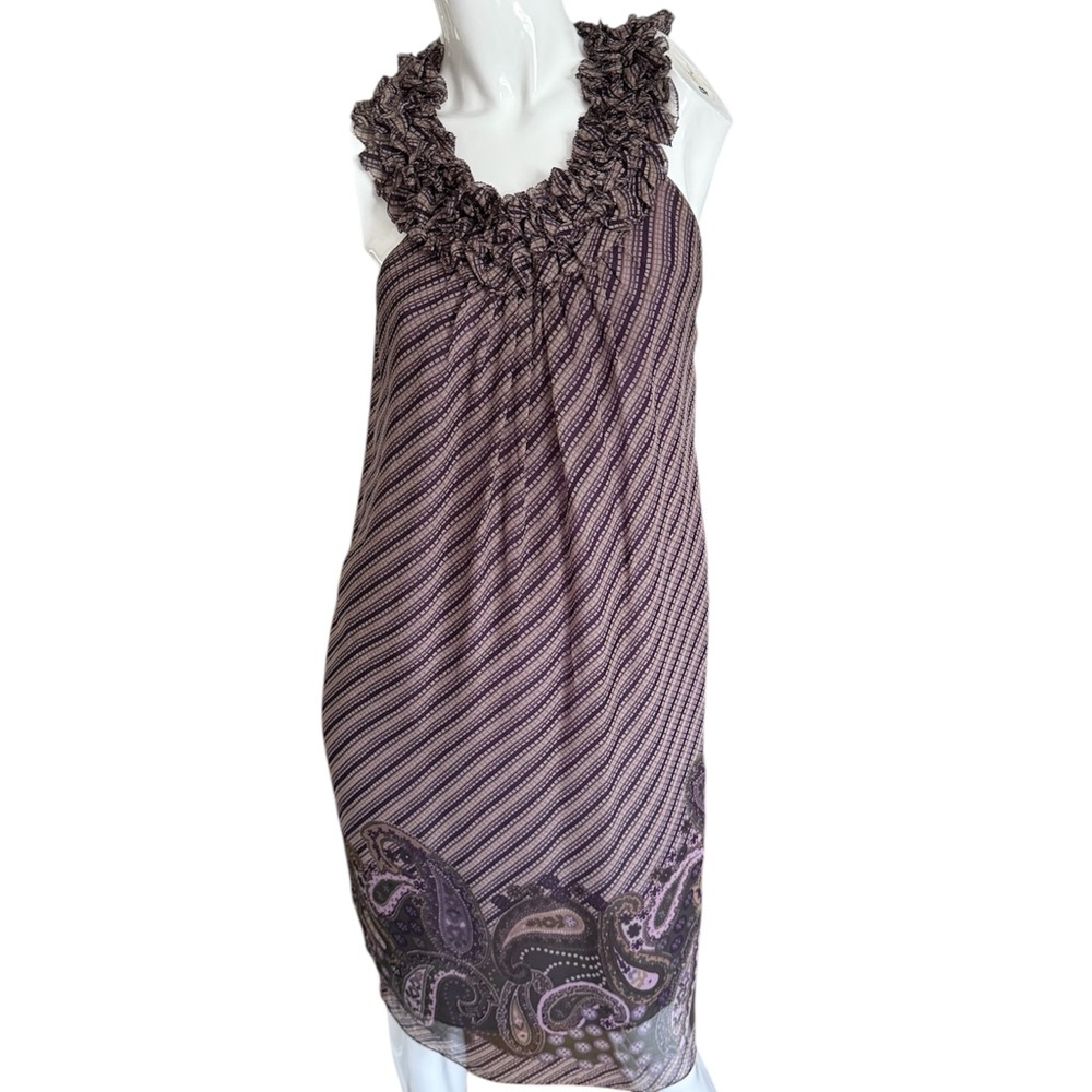 Worth Purple Sleeveless Dress